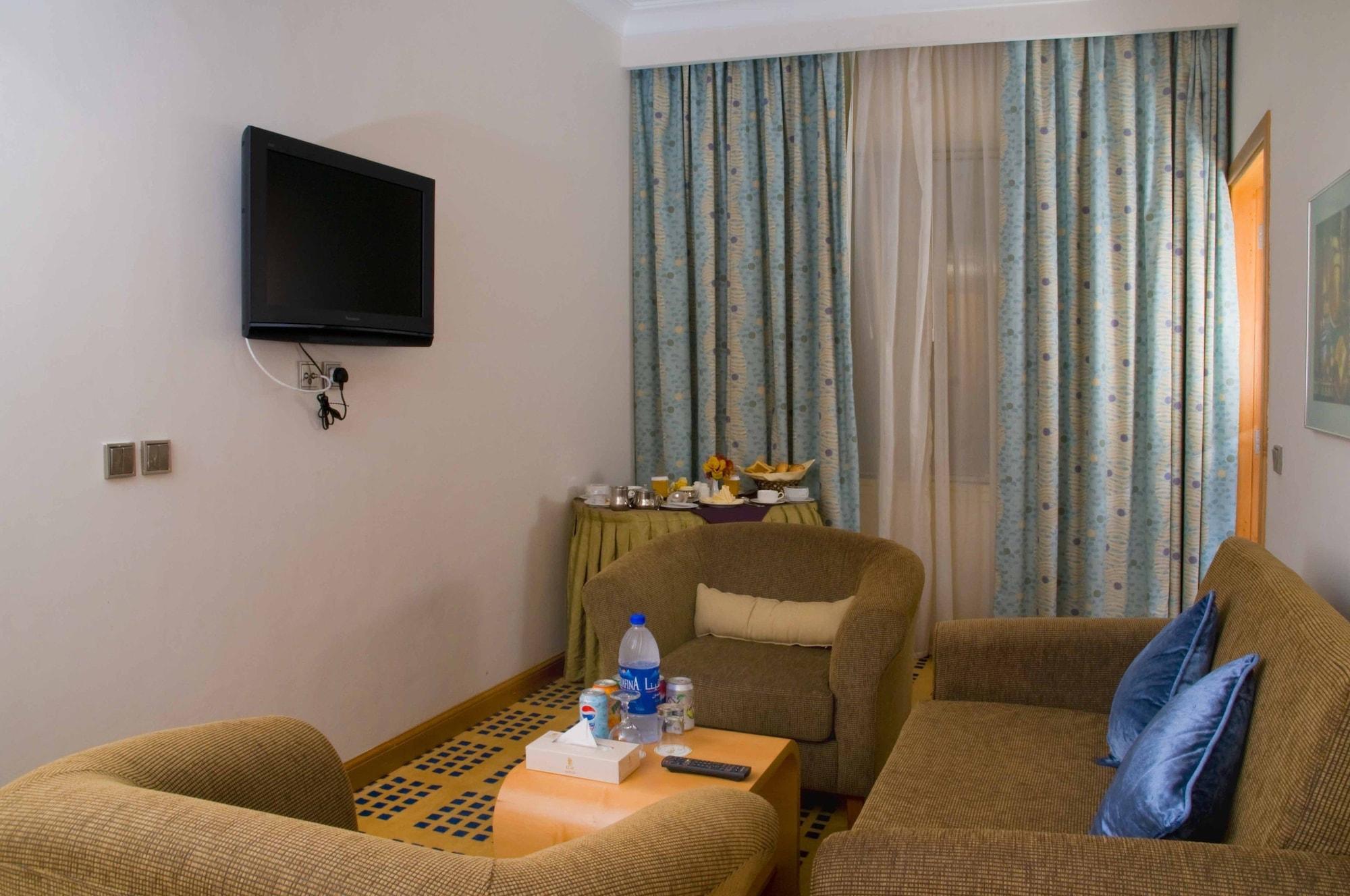 מכה Elaf Al Mashaer Hotel Makkah מראה חיצוני תמונה A room at the hotel